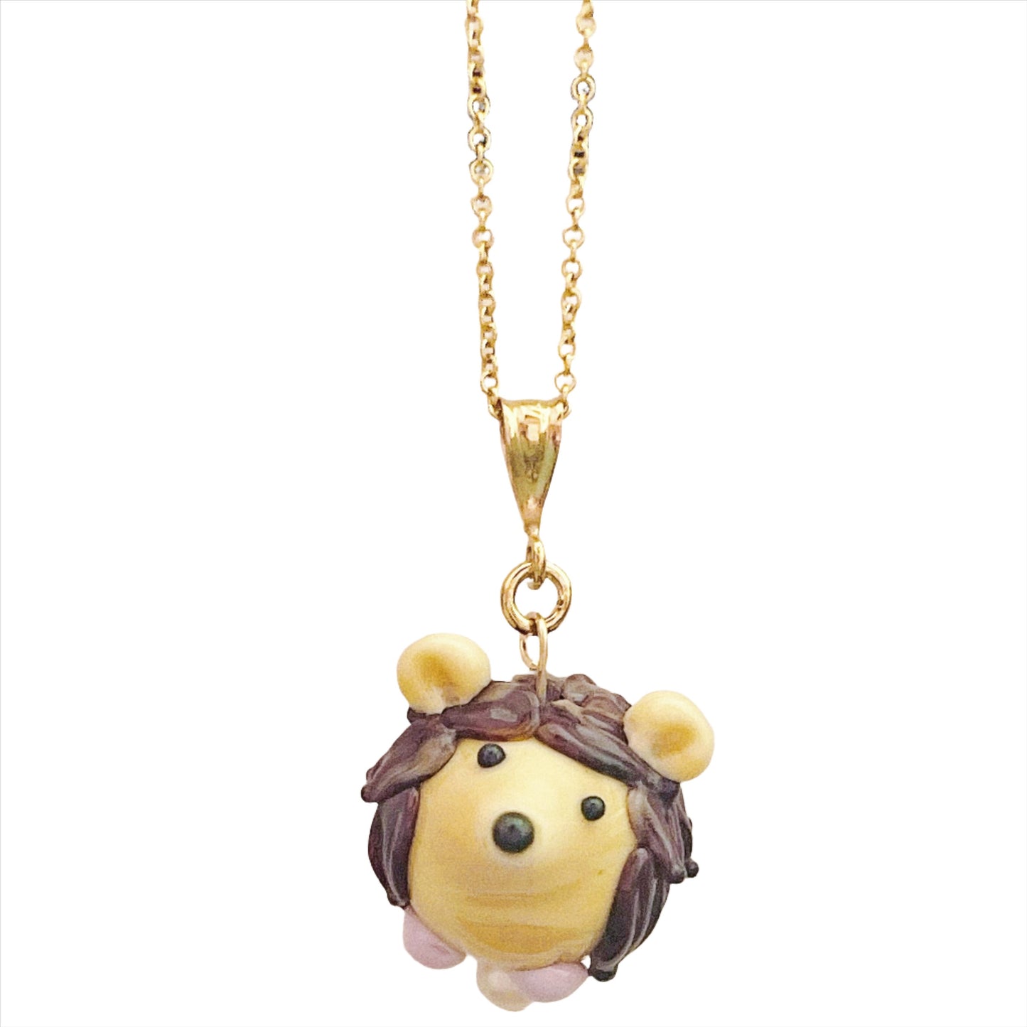 Pearly Hedgehog Necklace