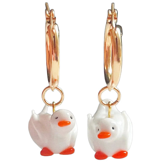 Duck Earrings