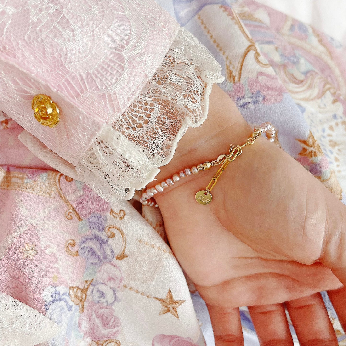 Pearly Pink Bracelet