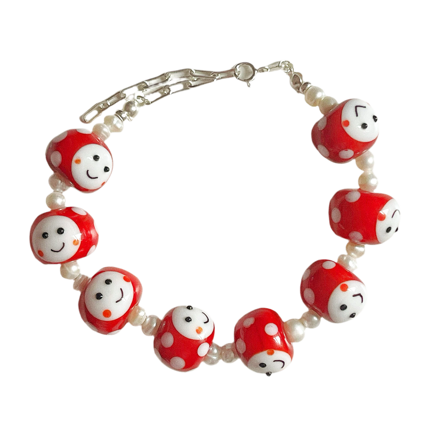 Smiley Pearl Bracelet