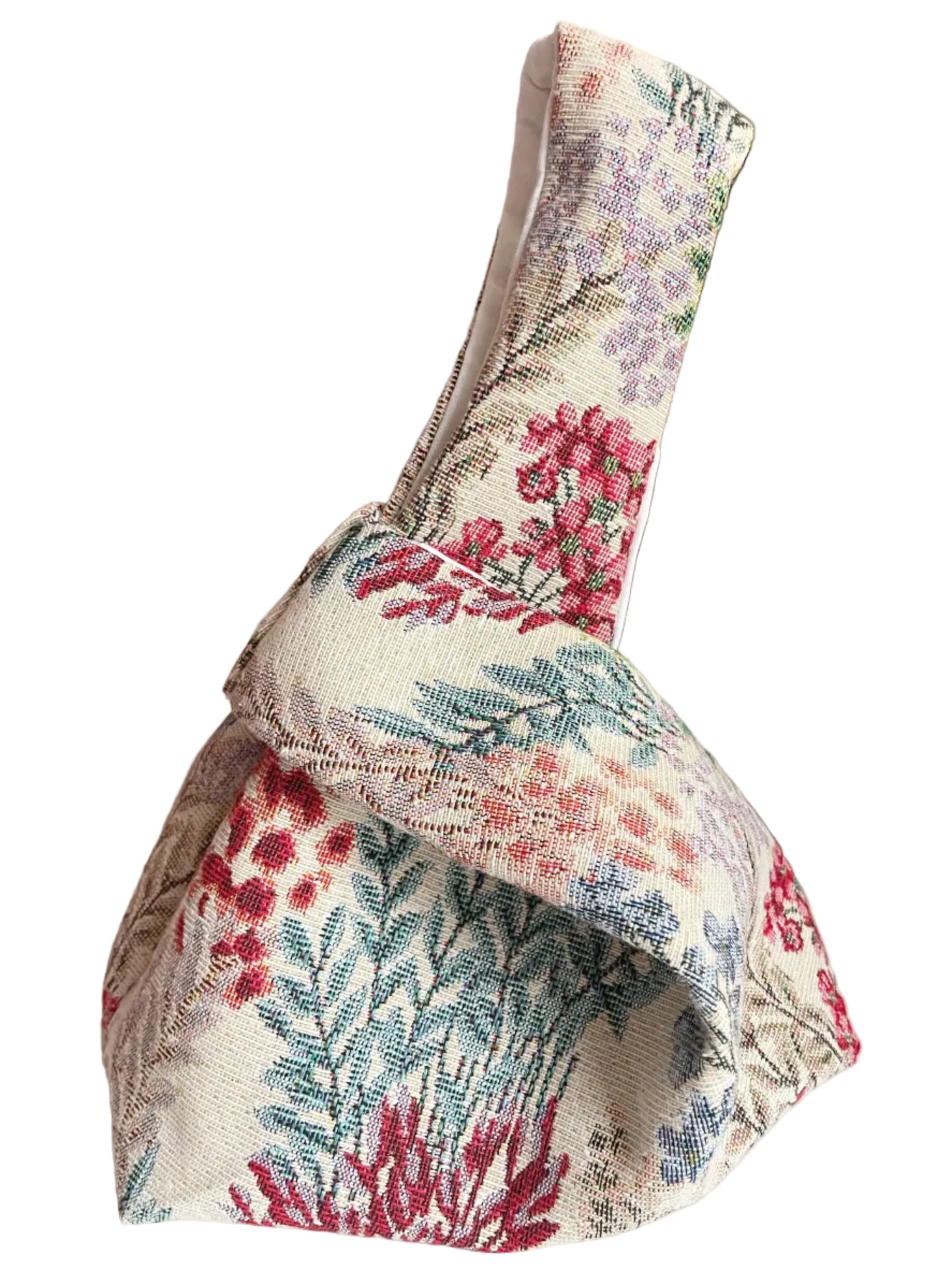 Flower Brocade Knot Bag