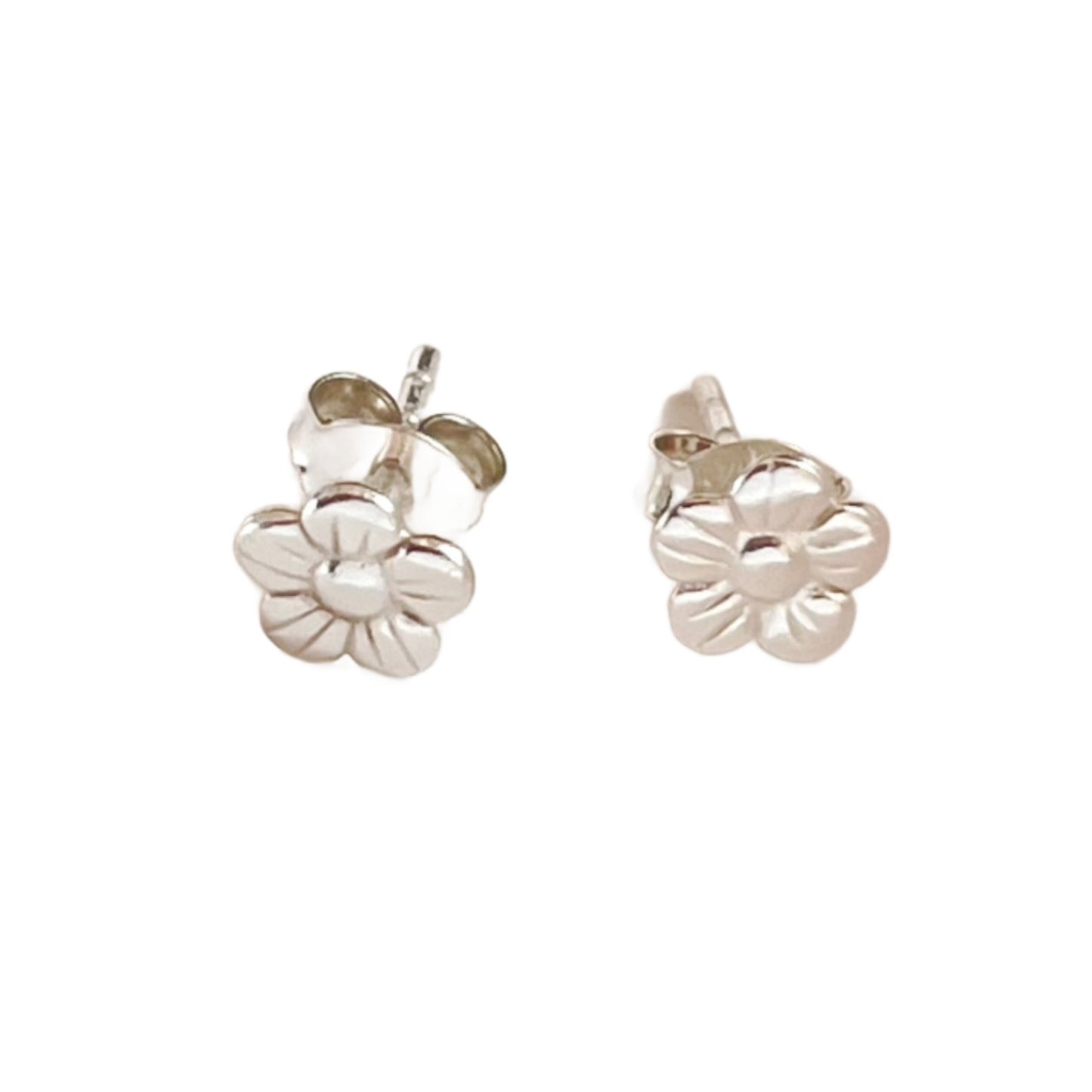 Sterling Silver Blossom Studs