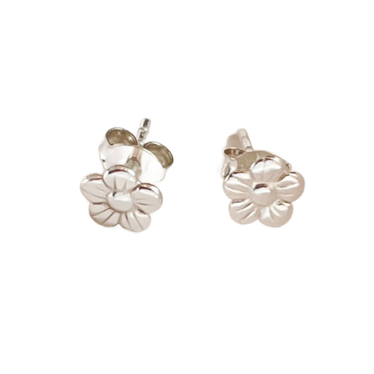 Sterling Silver Blossom Studs